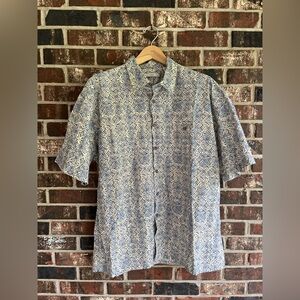MODA CAMPIA MODA Men’s Short Sleeved Button Down Shirt Size:  XL